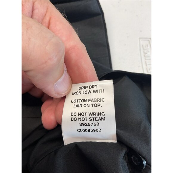 eshakti Black Puff long sleeve taffeta Fit And Flare Dress Size M Classic Career - Picture 6 of 9